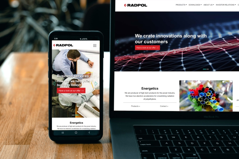 Radpol - website redesign